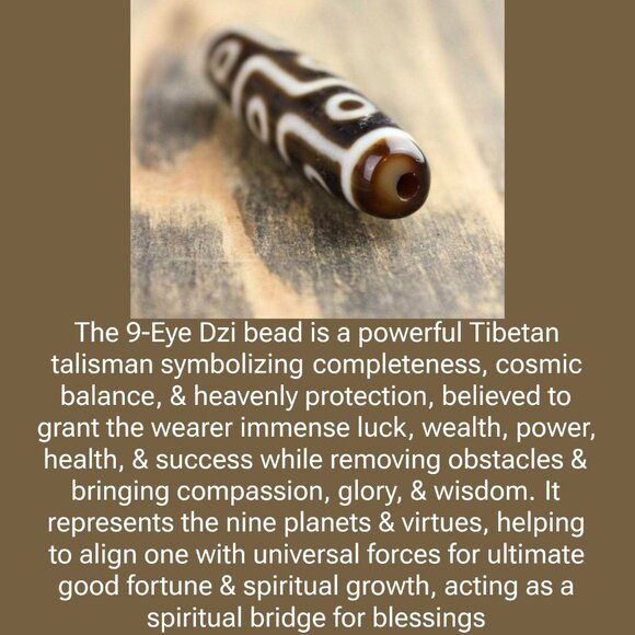 Nine Eye Dzi ✦ Picasso Jasper Stretch Bracelet ✦ 135ctw Adjustable Beaded 30mm - Picture 7 of 9